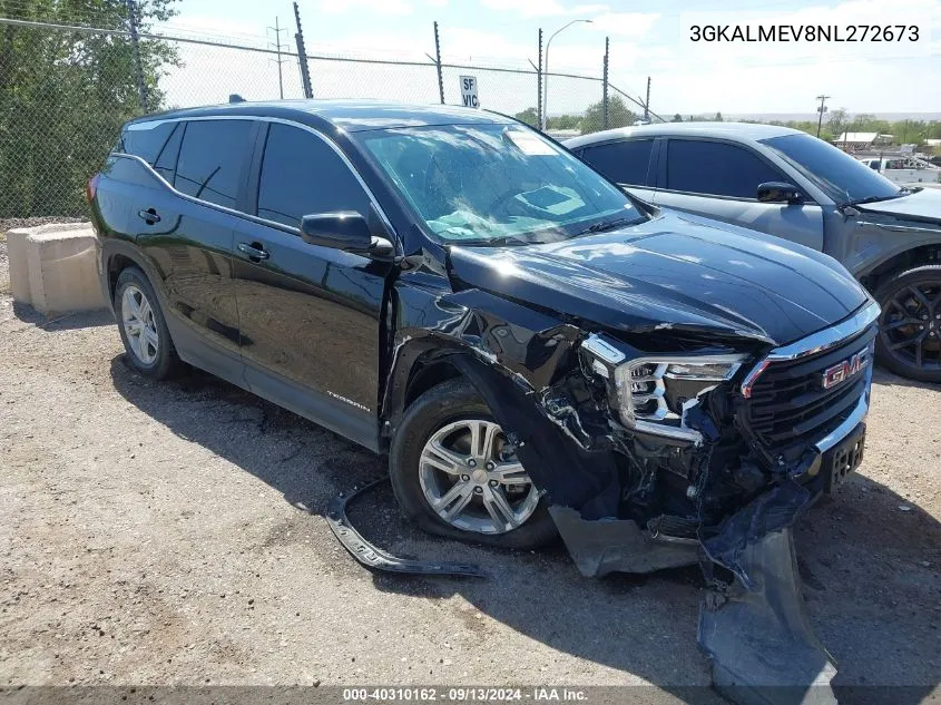 2022 GMC Terrain Sle VIN: 3GKALMEV8NL272673 Lot: 40310162