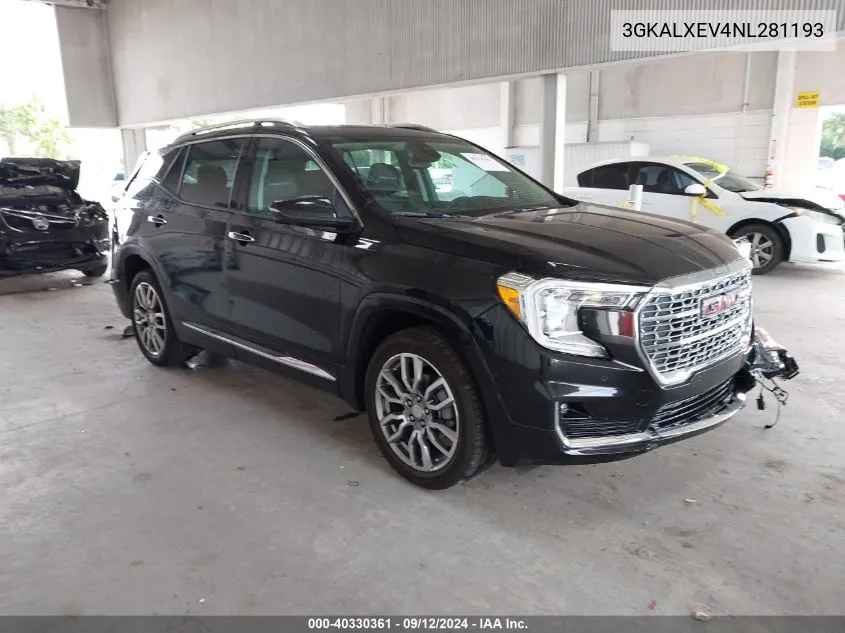 2022 GMC Terrain Denali VIN: 3GKALXEV4NL281193 Lot: 40330361