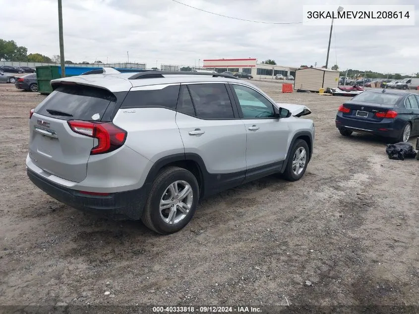 2022 GMC Terrain Sle VIN: 3GKALMEV2NL208614 Lot: 40333818