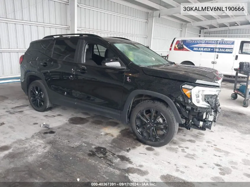 2022 GMC Terrain Sle VIN: 3GKALMEV6NL190666 Lot: 40367391