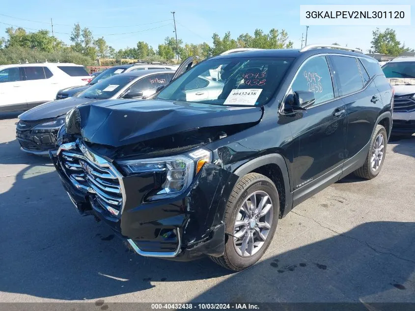 2022 GMC Terrain Fwd Slt VIN: 3GKALPEV2NL301120 Lot: 40432438