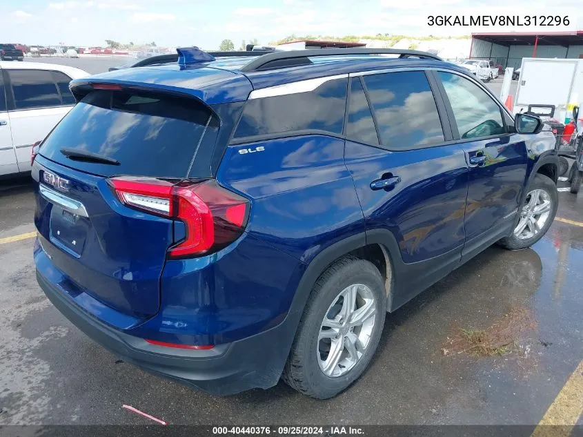 3GKALMEV8NL312296 2022 GMC Terrain Fwd Sle