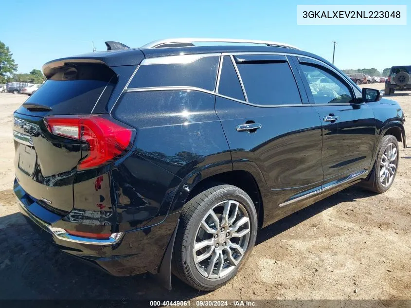 2022 GMC Terrain Awd Denali VIN: 3GKALXEV2NL223048 Lot: 40449061