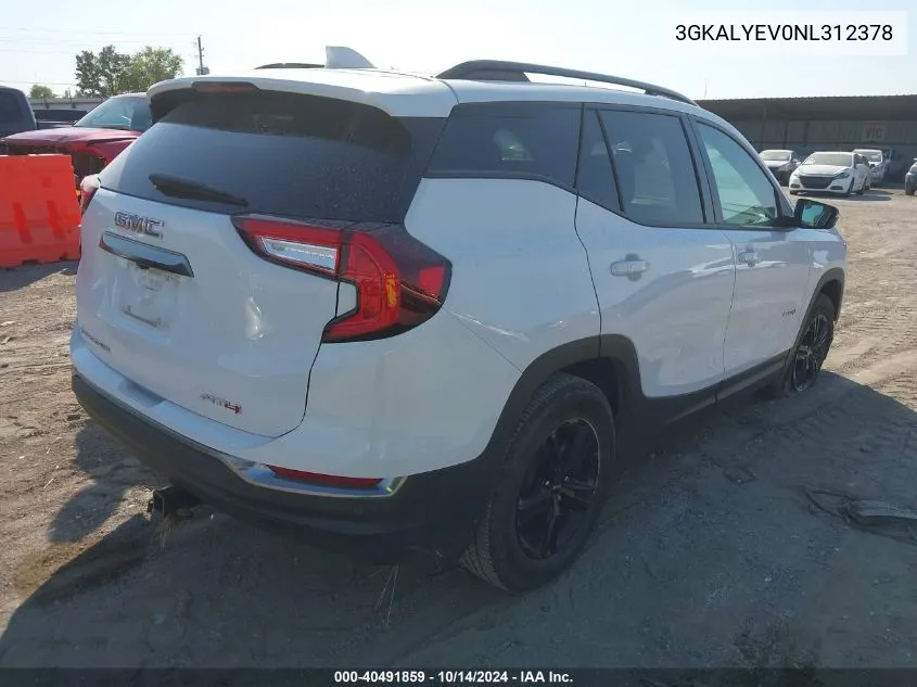 3GKALYEV0NL312378 2022 GMC Terrain Awd At4