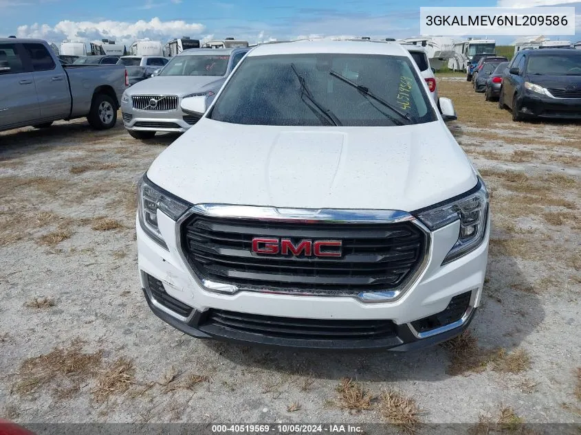 2022 GMC Terrain Fwd Sle VIN: 3GKALMEV6NL209586 Lot: 40519569