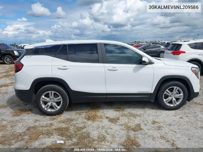 3GKALMEV6NL209586 2022 GMC Terrain Fwd Sle