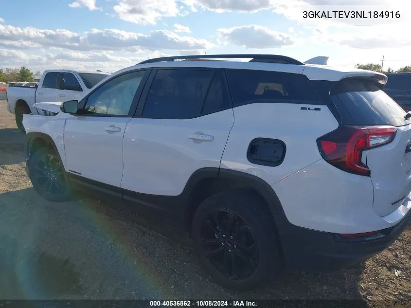 3GKALTEV3NL184916 2022 GMC Terrain Awd Sle