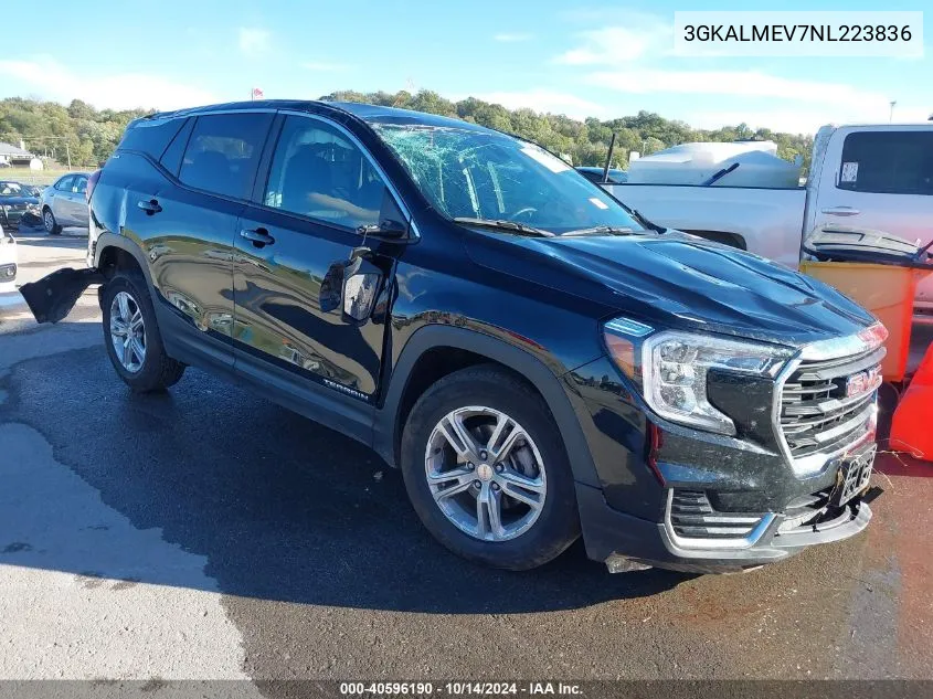 2022 GMC Terrain Fwd Sle VIN: 3GKALMEV7NL223836 Lot: 40596190