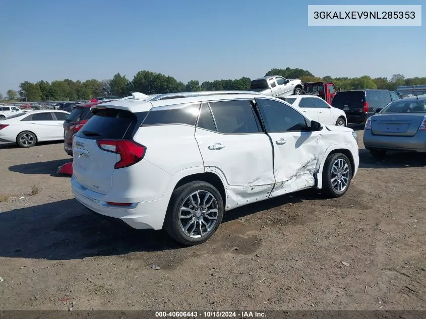 3GKALXEV9NL285353 2022 GMC Terrain Awd Denali