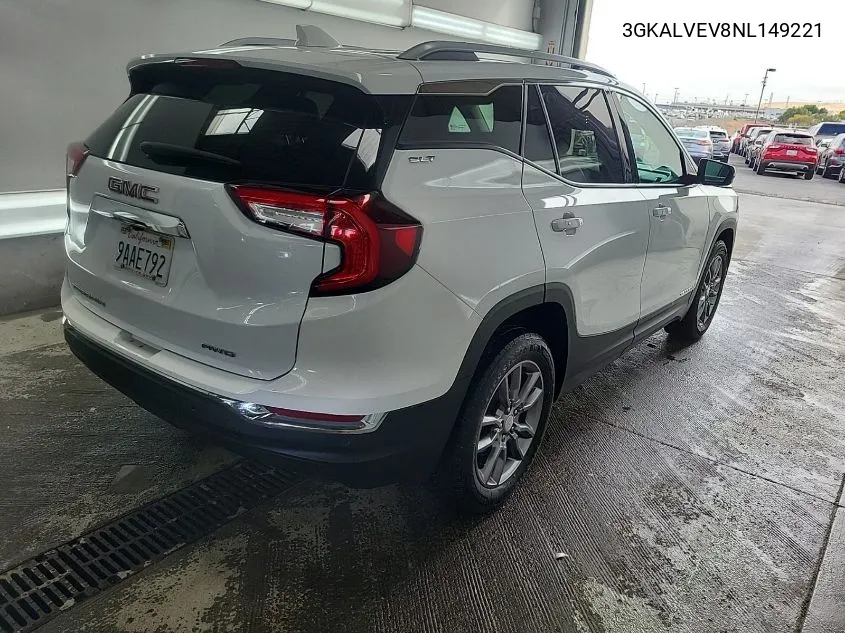 3GKALVEV8NL149221 2022 GMC Terrain Awd Slt