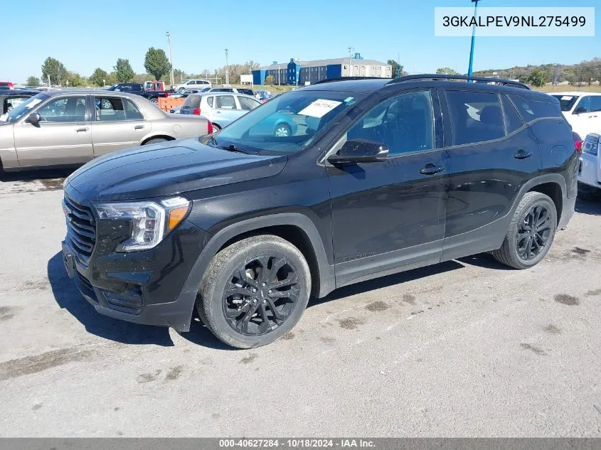 2022 GMC Terrain Fwd Slt VIN: 3GKALPEV9NL275499 Lot: 40627284