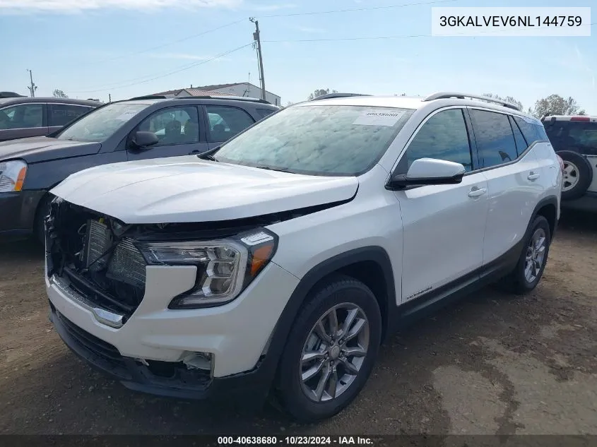 2022 GMC Terrain Awd Slt VIN: 3GKALVEV6NL144759 Lot: 40638680