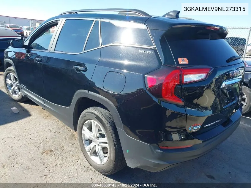 2022 GMC Terrain Fwd Sle VIN: 3GKALMEV9NL273315 Lot: 40639145