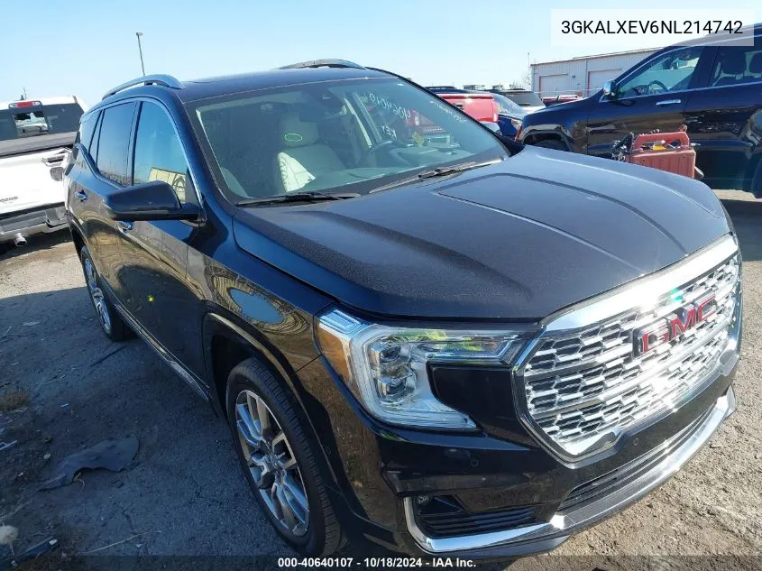 3GKALXEV6NL214742 2022 GMC Terrain Awd Denali