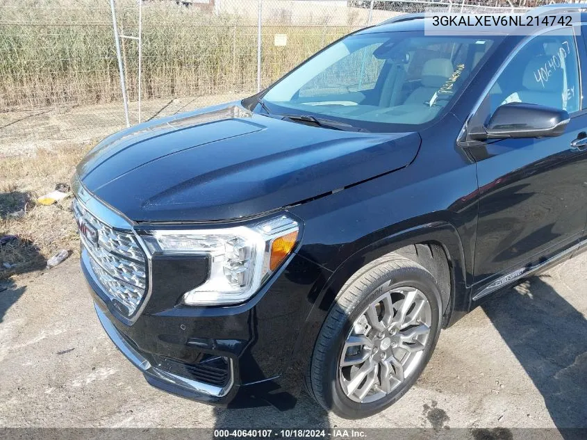 3GKALXEV6NL214742 2022 GMC Terrain Awd Denali