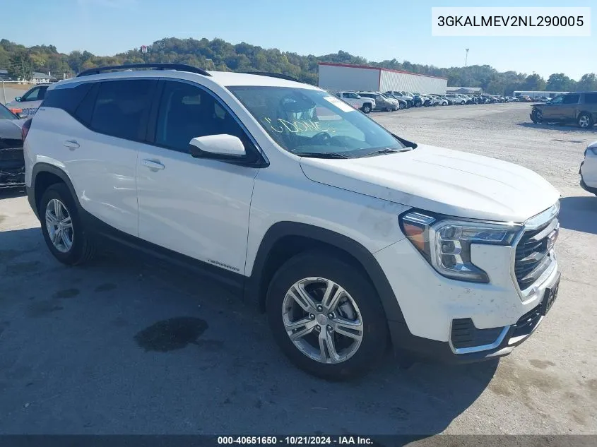 2022 GMC Terrain Sle VIN: 3GKALMEV2NL290005 Lot: 40651650