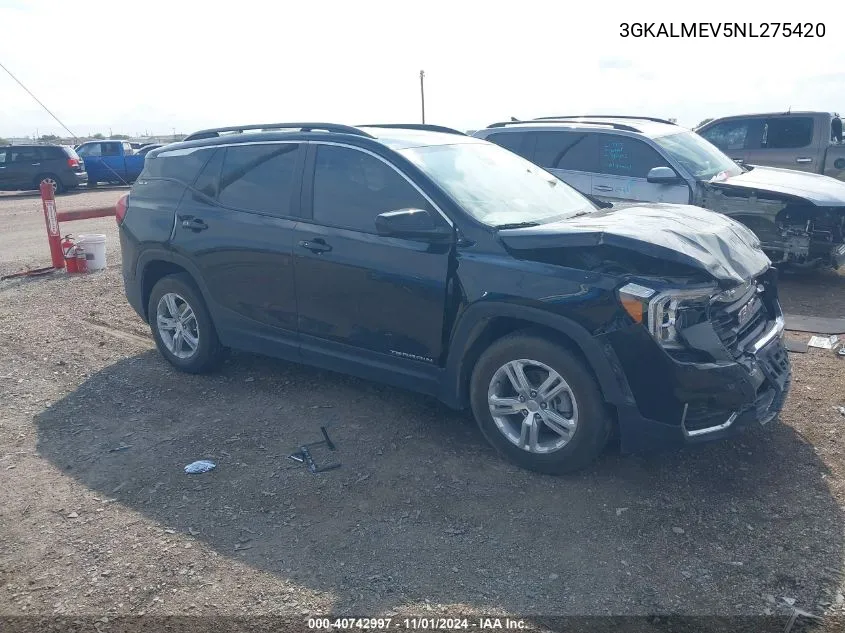 2022 GMC Terrain Fwd Sle VIN: 3GKALMEV5NL275420 Lot: 40742997