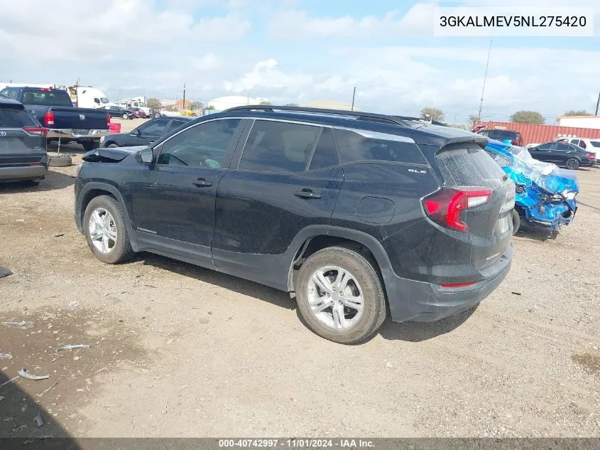 2022 GMC Terrain Fwd Sle VIN: 3GKALMEV5NL275420 Lot: 40742997