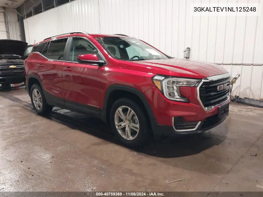 2022 GMC Terrain Awd Sle VIN: 3GKALTEV1NL125248 Lot: 40759369