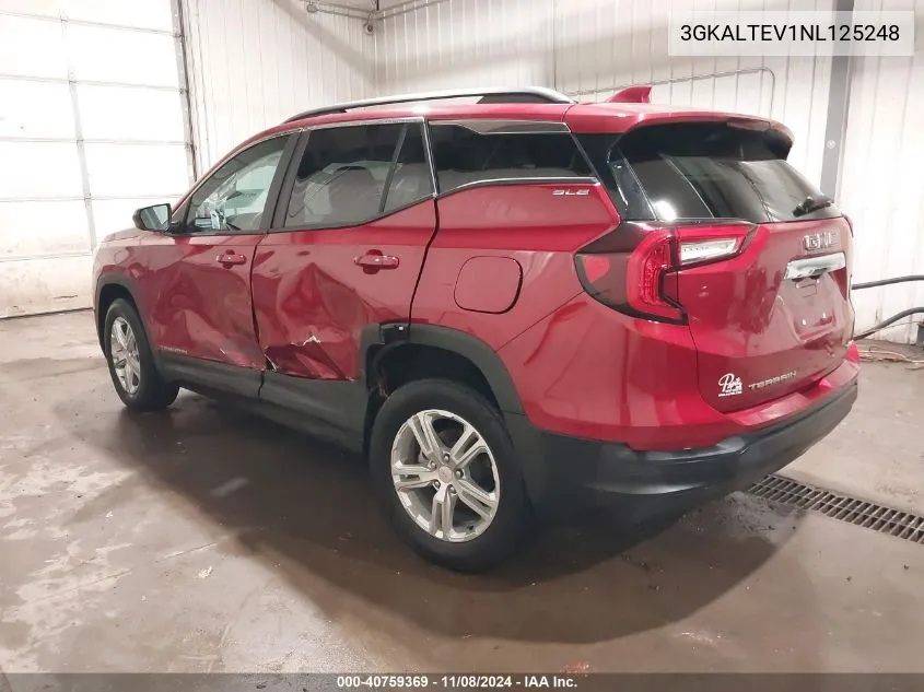 2022 GMC Terrain Awd Sle VIN: 3GKALTEV1NL125248 Lot: 40759369