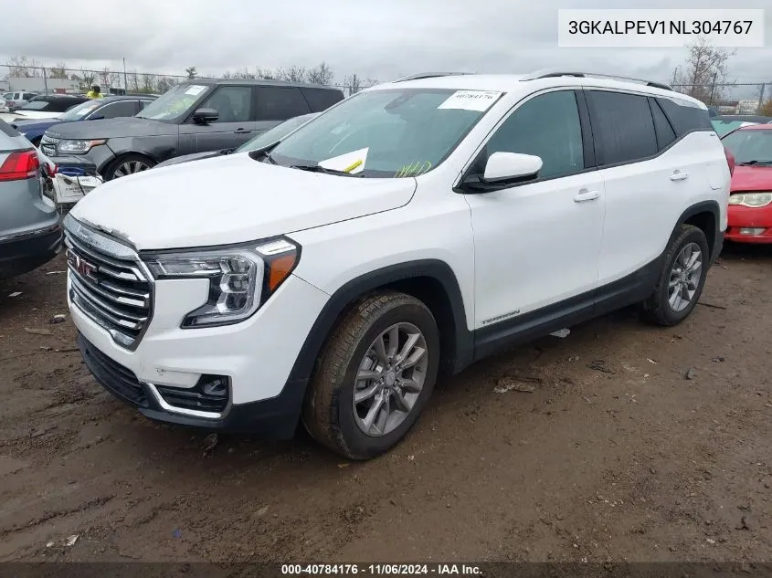 2022 GMC Terrain Fwd Slt VIN: 3GKALPEV1NL304767 Lot: 40784176