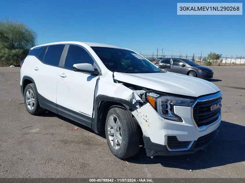 2022 GMC Terrain Fwd Sle VIN: 3GKALMEV1NL290268 Lot: 40799542