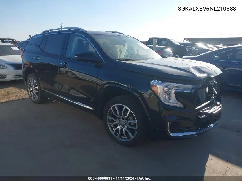 3GKALXEV6NL210688 2022 GMC Terrain Awd Denali