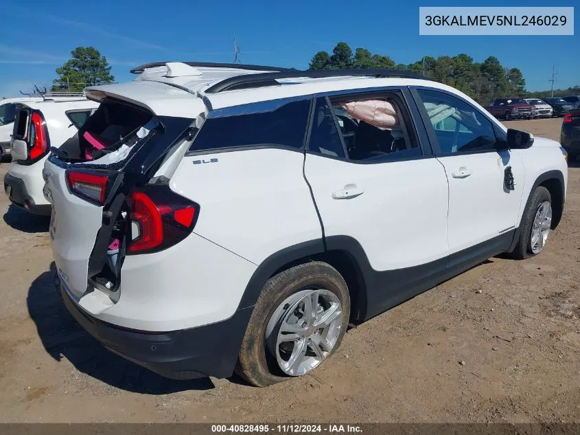 2022 GMC Terrain Fwd Sle VIN: 3GKALMEV5NL246029 Lot: 40828495