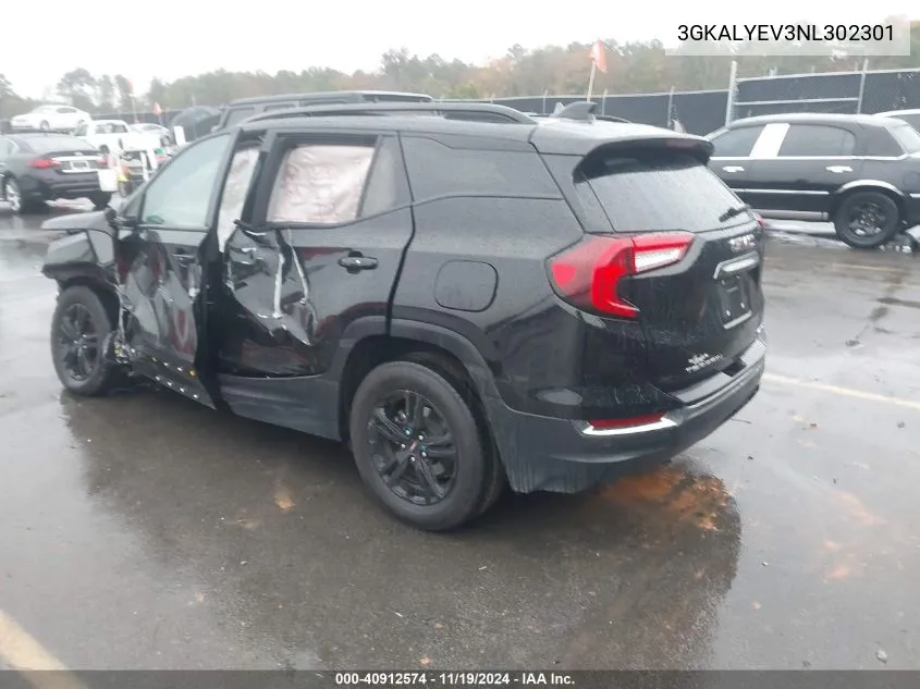 2022 GMC Terrain Awd At4 VIN: 3GKALYEV3NL302301 Lot: 40912574