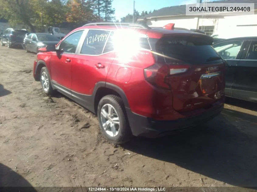 2023 GMC Terrain VIN: 3GKALTEG8PL249408 Lot: 12124944