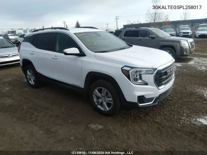 2023 GMC Terrain VIN: 3GKALTEG5PL258017 Lot: 12135610