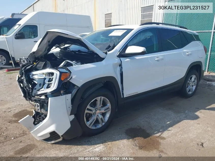 2023 GMC Terrain Awd Sle VIN: 3GKALTEG3PL231527 Lot: 40149392