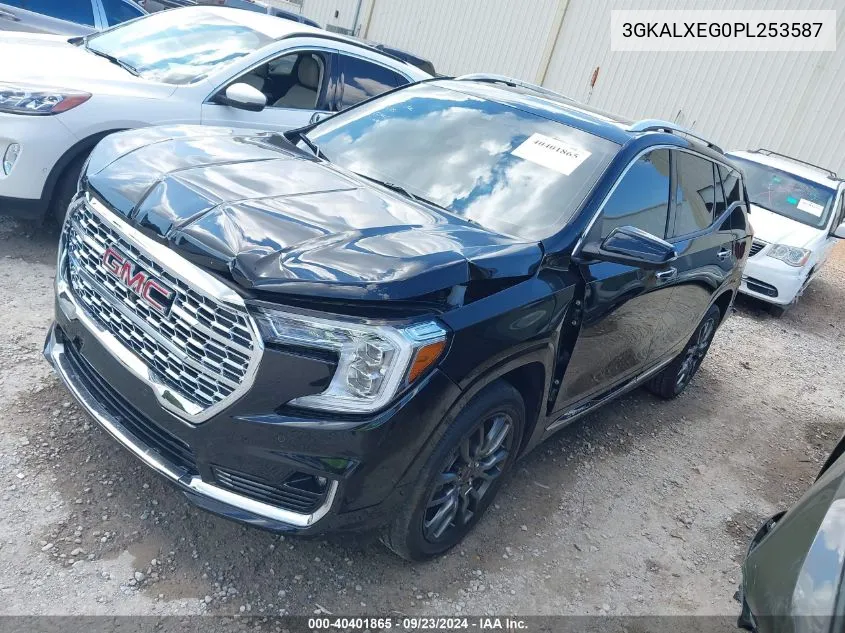 2023 GMC Terrain Awd Denali VIN: 3GKALXEG0PL253587 Lot: 40401865