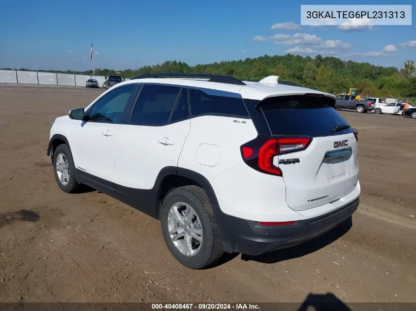 2023 GMC Terrain Awd Sle VIN: 3GKALTEG6PL231313 Lot: 40408467