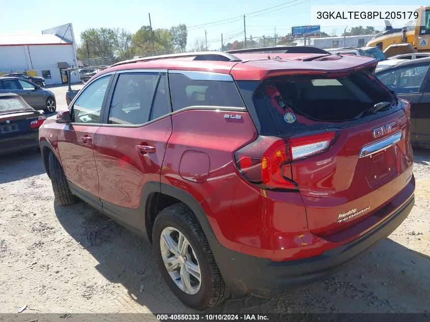 2023 GMC Terrain Awd Sle VIN: 3GKALTEG8PL205179 Lot: 40550333