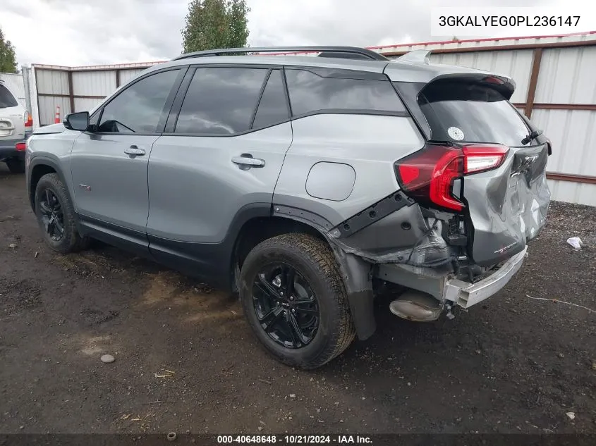 2023 GMC Terrain Awd At4 VIN: 3GKALYEG0PL236147 Lot: 40648648