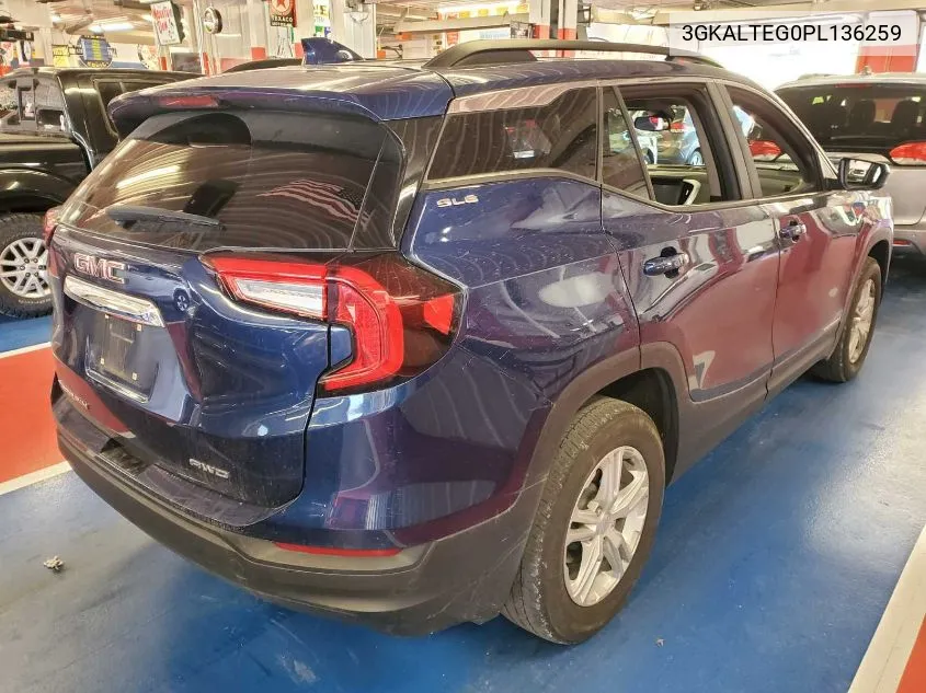 2023 GMC Terrain Sle VIN: 3GKALTEG0PL136259 Lot: 40658788