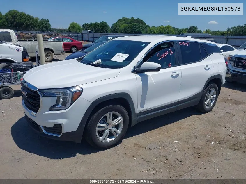 2024 GMC Terrain Fwd Sle VIN: 3GKALMEG8RL150578 Lot: 39910175