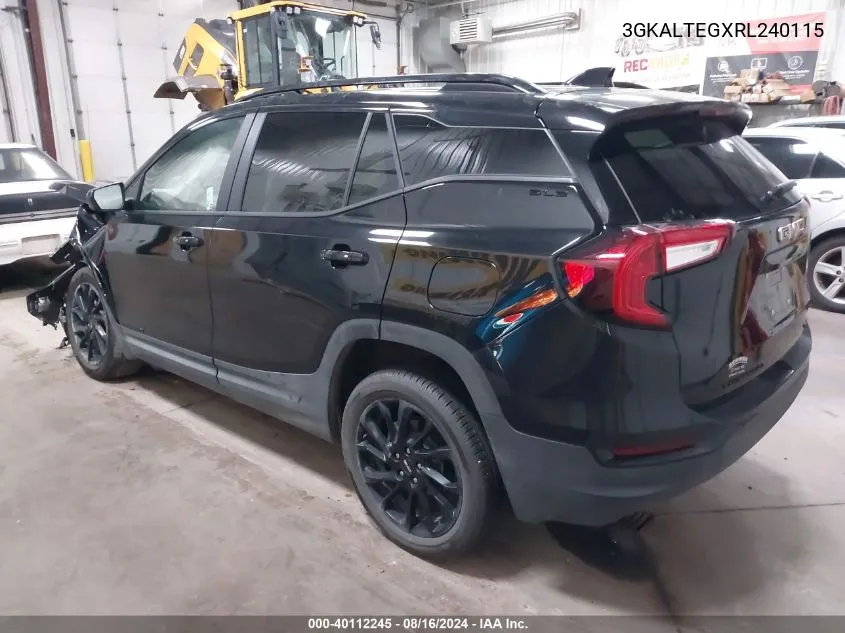 2024 GMC Terrain Awd Sle VIN: 3GKALTEGXRL240115 Lot: 40112245