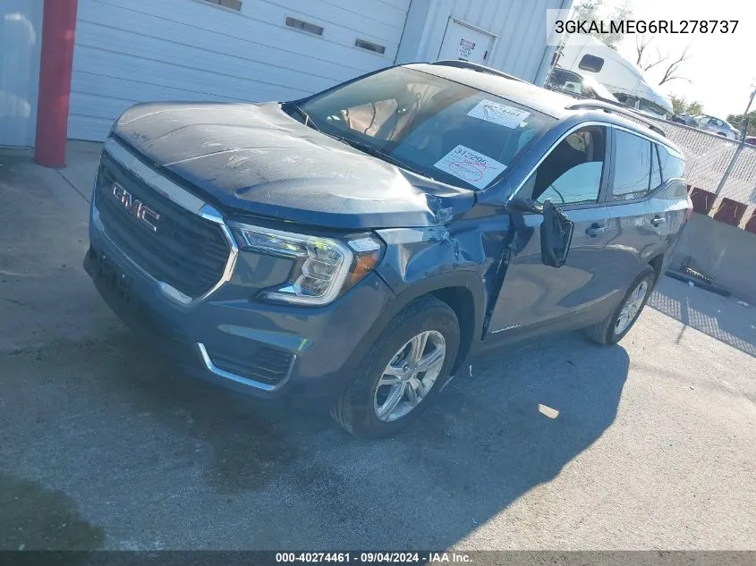 2024 GMC Terrain Fwd Sle VIN: 3GKALMEG6RL278737 Lot: 40274461