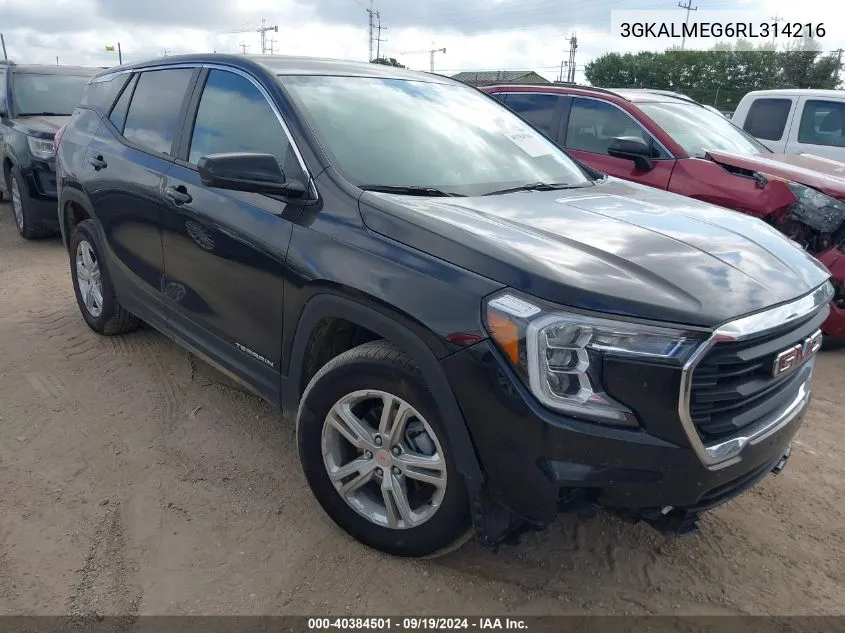 2024 GMC Terrain Fwd Sle VIN: 3GKALMEG6RL314216 Lot: 40384501