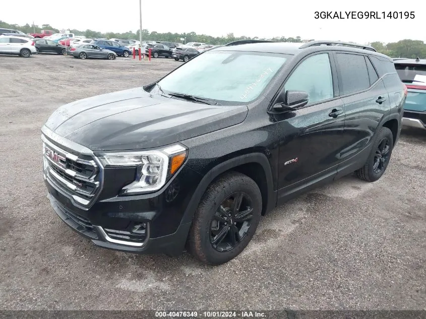 2024 GMC Terrain At4 VIN: 3GKALYEG9RL140195 Lot: 40476349