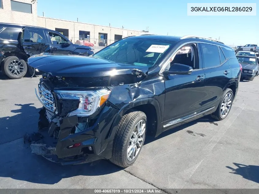 2024 GMC Terrain Awd Denali VIN: 3GKALXEG6RL286029 Lot: 40657019