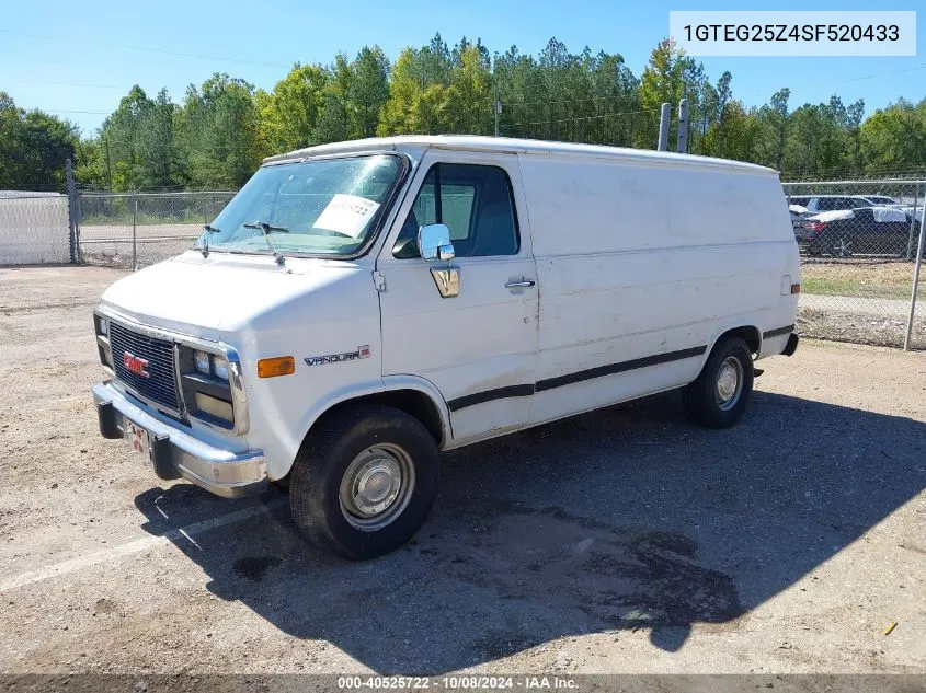 1995 GMC Vandura G2500 VIN: 1GTEG25Z4SF520433 Lot: 40525722