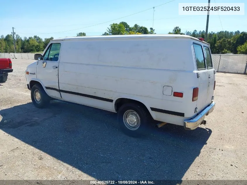 1995 GMC Vandura G2500 VIN: 1GTEG25Z4SF520433 Lot: 40525722