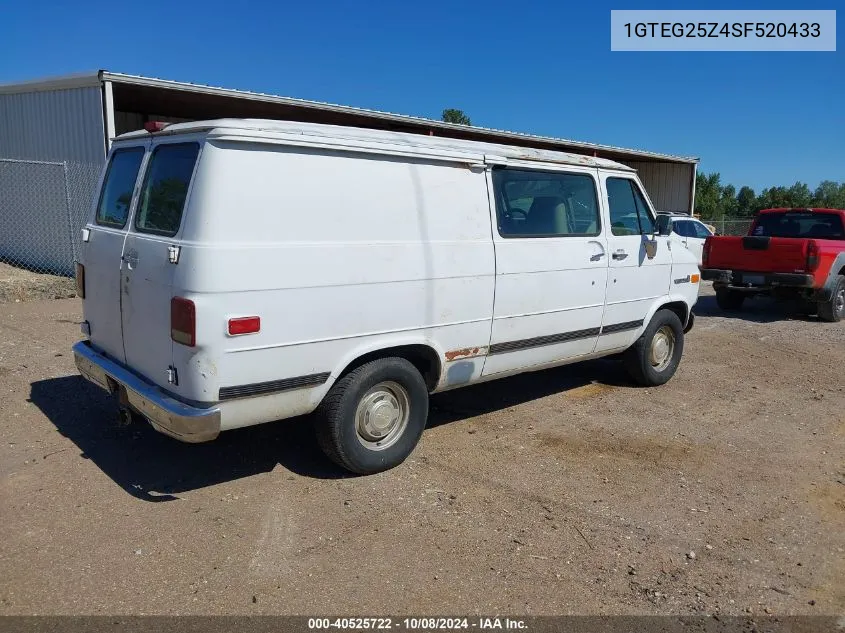 1995 GMC Vandura G2500 VIN: 1GTEG25Z4SF520433 Lot: 40525722