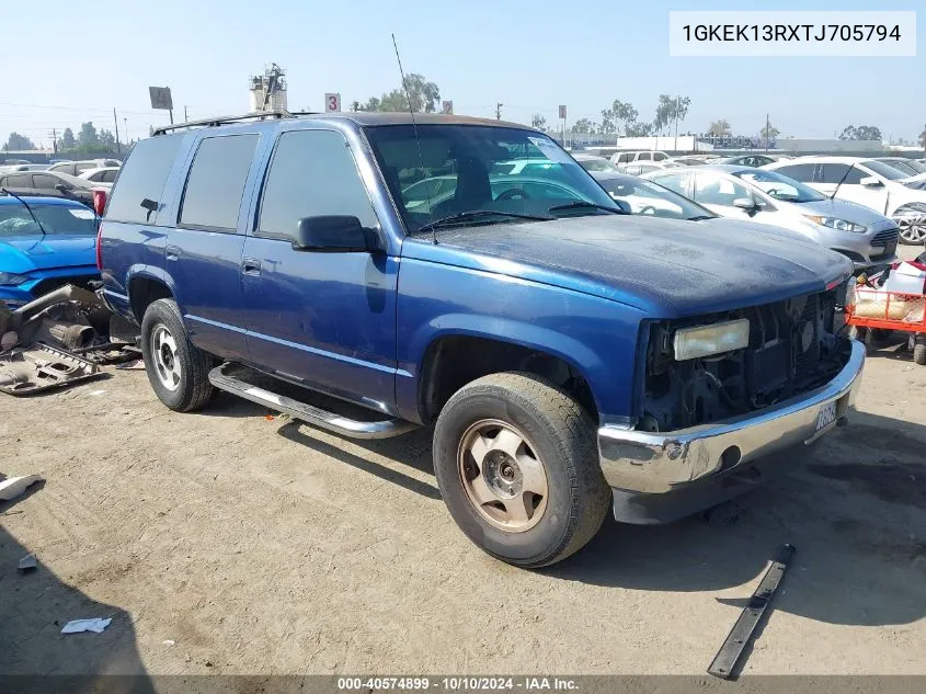 1996 GMC Yukon VIN: 1GKEK13RXTJ705794 Lot: 40574899