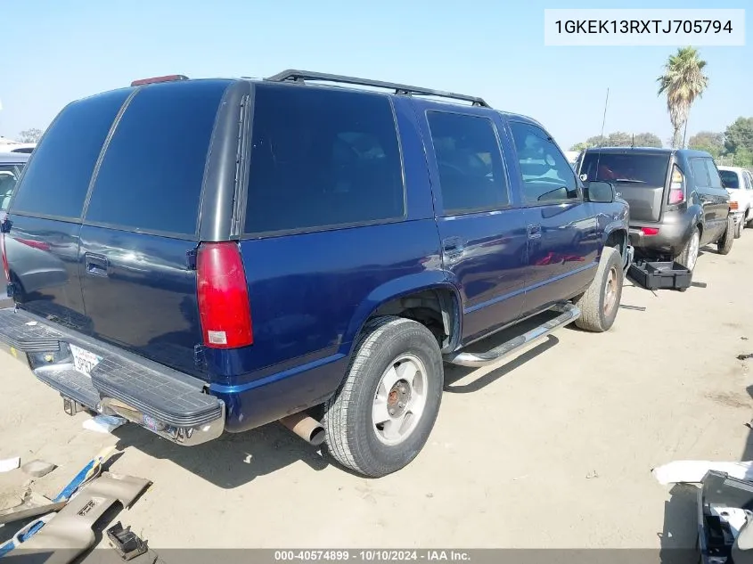 1996 GMC Yukon VIN: 1GKEK13RXTJ705794 Lot: 40574899