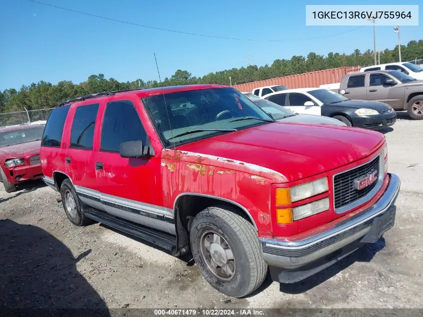 1997 GMC Yukon Sle VIN: 1GKEC13R6VJ755964 Lot: 40671479