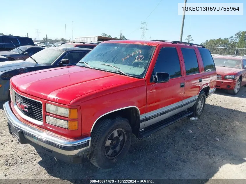 1997 GMC Yukon Sle VIN: 1GKEC13R6VJ755964 Lot: 40671479